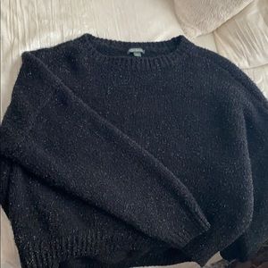 wild fable black glitter sweater